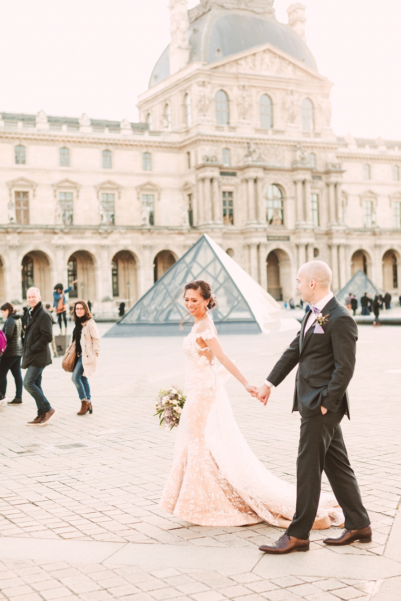 Paris Louvre Wedding photography